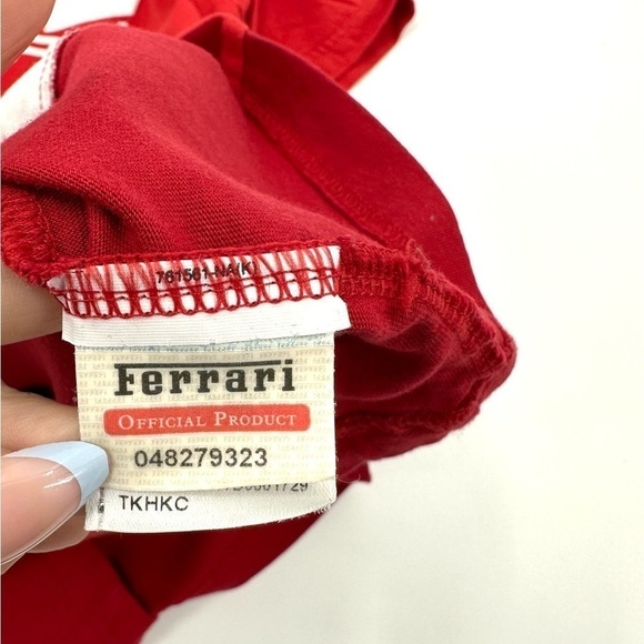 Ferrari Puma Tee Shirt Adult Small Red Short Sleeve Logo Graphic Top Racing - Picture 8 of 12